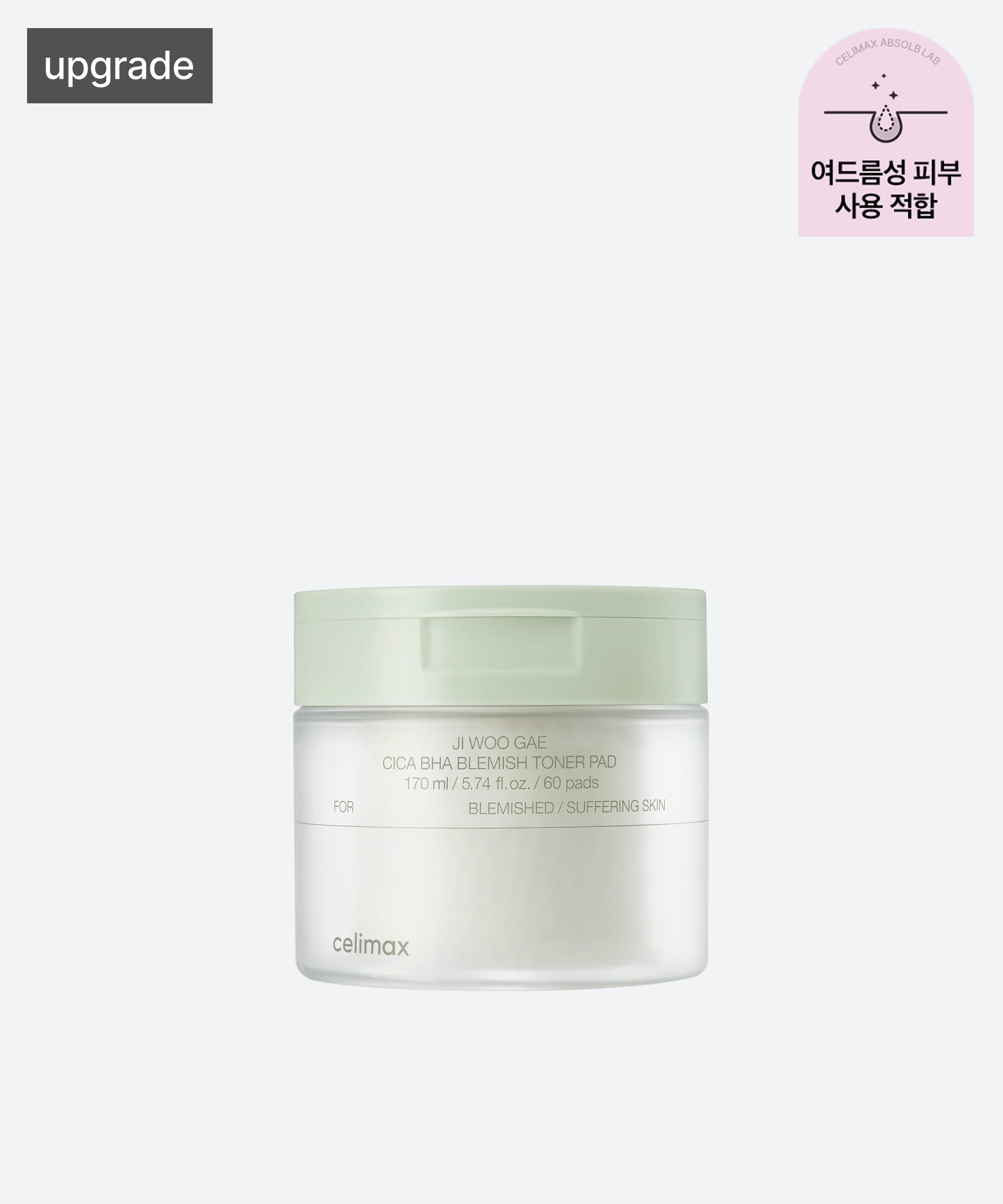 Ji Woo Gae Cica BHA Blemish Toner Pad