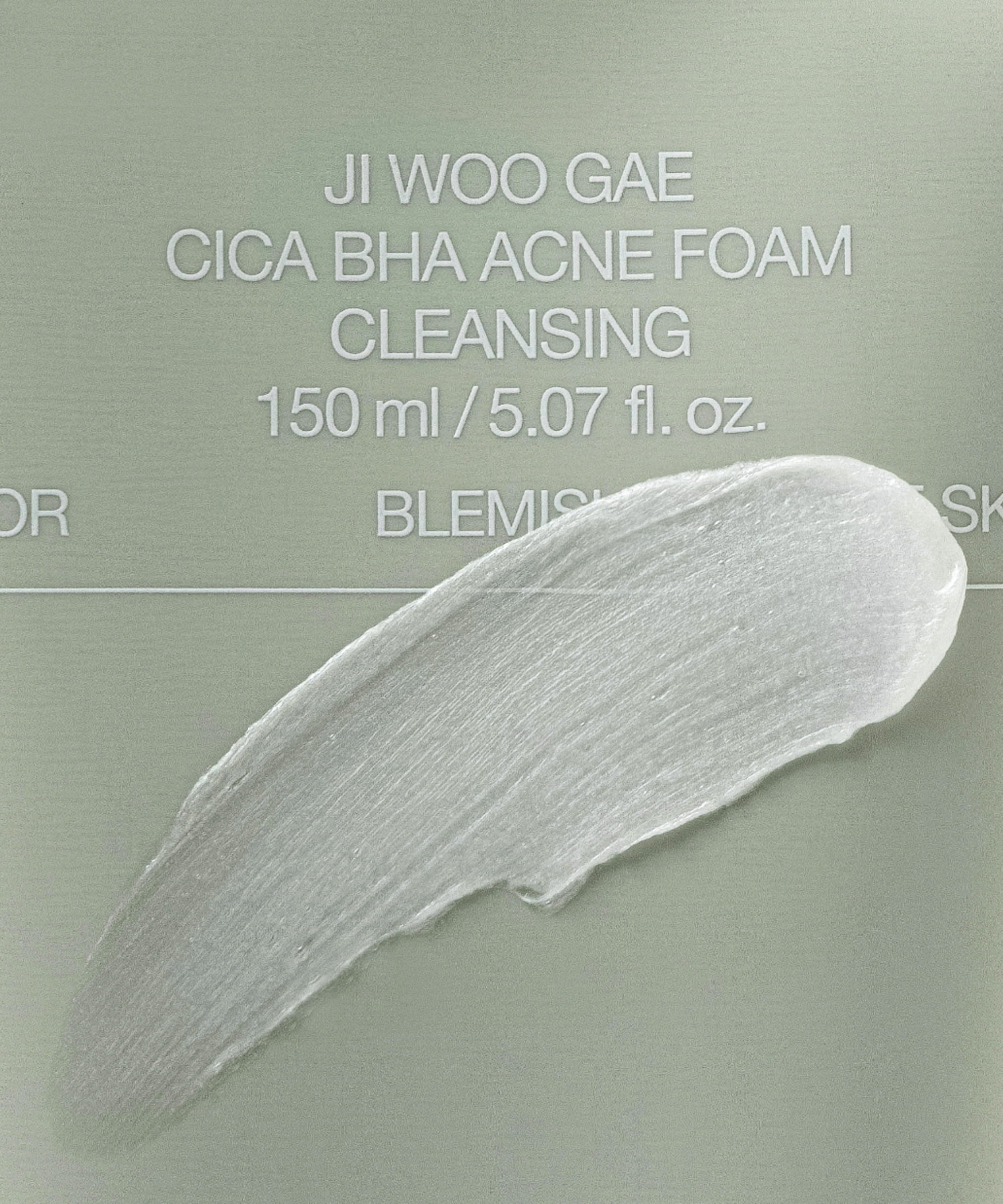 Ji Woo Gae Cica BHA Acne Foam Cleansing